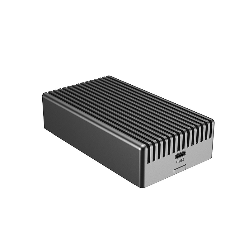 Carcasa externă USB4 pentru NVMe M.2 2280 SSD, Thunderbolt 4/3, aliaj de aluminiu, până la 8TB, 40Gbps
