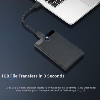 Externá skrinka pre pevný disk USB 3.0 SATA, plastové puzdro, podporuje až 6 TB, rýchlosť 450 MB/s
