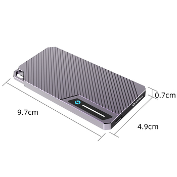 Ζebra 007 Εξωτερικό περίβλημα M.2 NVMe SSD — USB Type-C, 10Gbps, έως 2TB, ελεγκτής διπλού πρωτοκόλλου 9210b