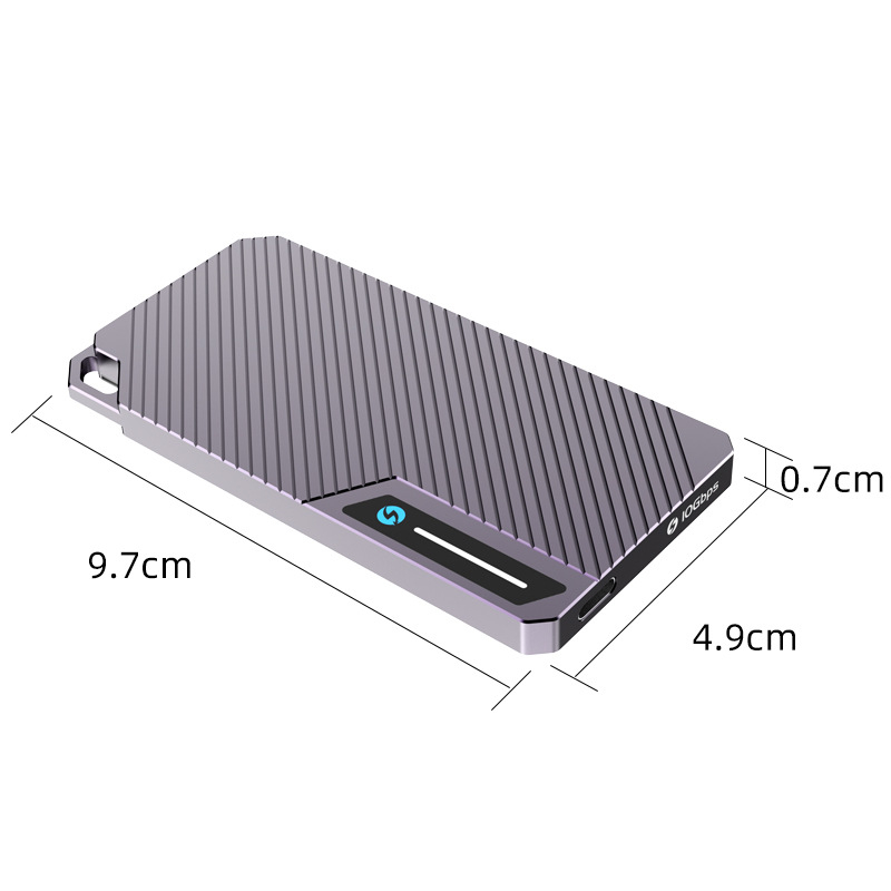 Ζebra 007 Εξωτερικό περίβλημα M.2 NVMe SSD — USB Type-C, 10Gbps, έως 2TB, ελεγκτής διπλού πρωτοκόλλου 9210b