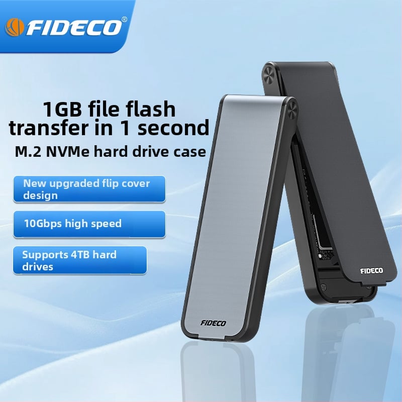 Εξωτερική θήκη NVMe M.2 SSD, USB 3.2 Gen 2 10Gbps, αλουμινένιο κράμα, συμβατή με φορητούς και επιτραπέζιους υπολογιστές, μοντέλο M210CP