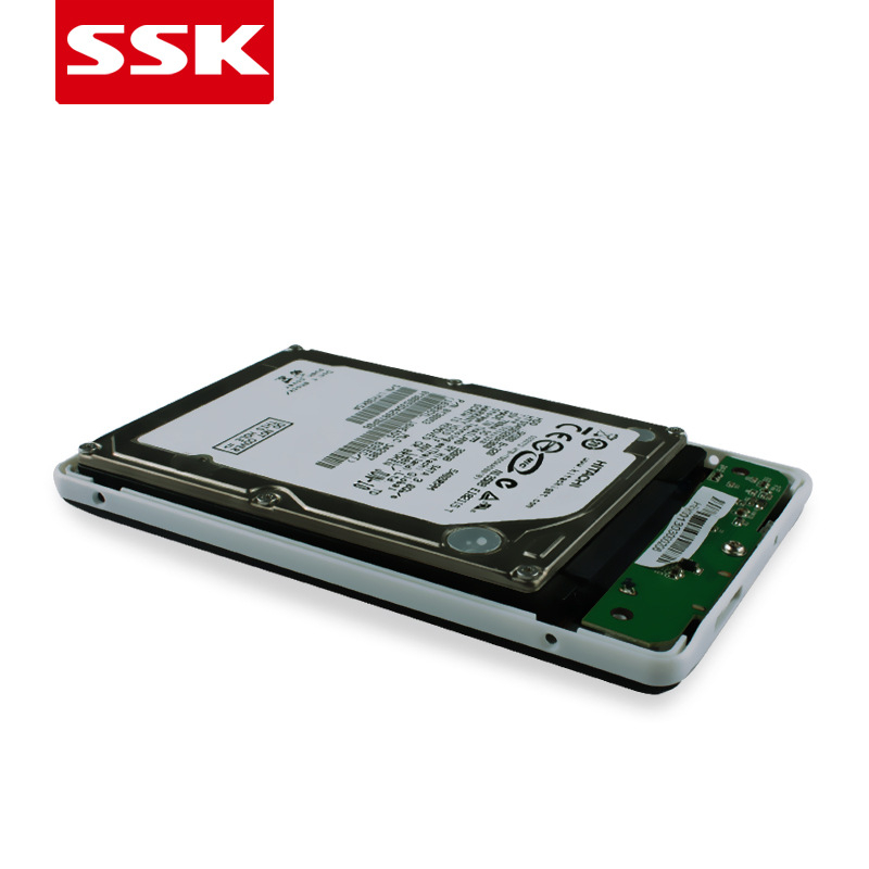 SSK V300 Εξωτερική θήκη USB 3.0 SATA για δίσκο, έως 2 TB, μεταλλικό αμμοβολημένο περίβλημα, OEM, 1 έτος εγγύηση