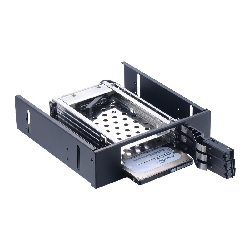 ST5534X Θήκη εξωτερικού SATA HDD με 3 θέσεις, κλειδαριά και ενσωματωμένο συρτάρι δίσκου, έως 6 TB