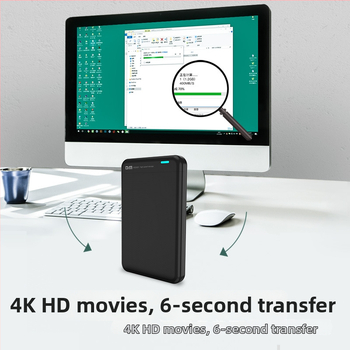 DM Vanjska kutija za tvrdi disk 2,5 USB 3.0 HD001S, plastično kućište, neograničen kapacitet