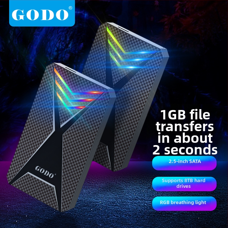GODO vanjsko SATA kućište za tvrdi disk, GD25627, USB 3.0, do 6TB, ABS+PC kućište