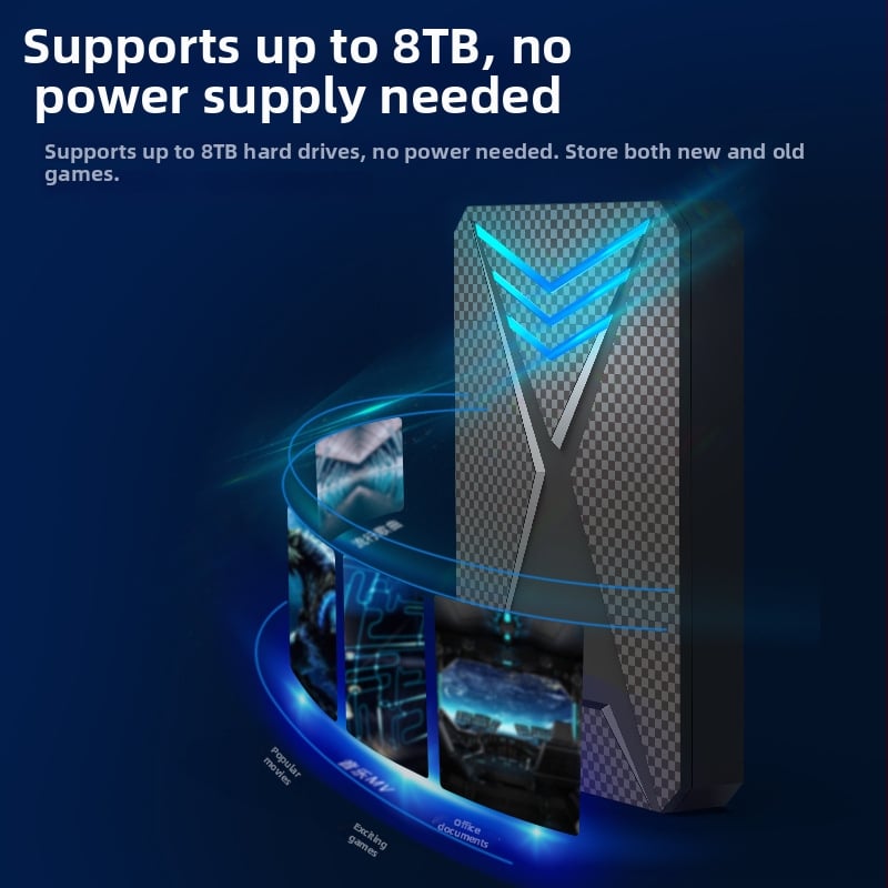 GODO vanjsko SATA kućište za tvrdi disk, GD25627, USB 3.0, do 6TB, ABS+PC kućište
