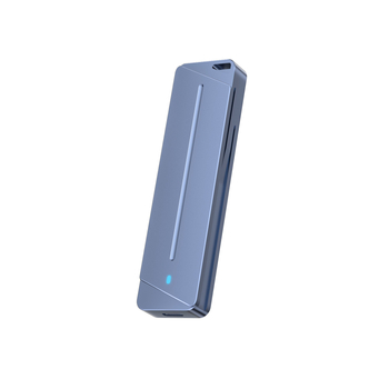Vanjski SSD kućište s dvostrukim protokolom G/NVMe/NGFF • aluminijska legura • podržava do 8 TB • brzina prijenosa 10 Gbps • model Dem041