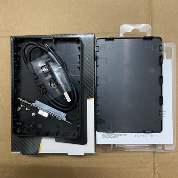 Θήκη εξωτερικού δίσκου SATA USB 3.0, συμβατή με Seagate και Toshiba, υποστηρίζει έως 2 TB, πλαστικό περίβλημα.