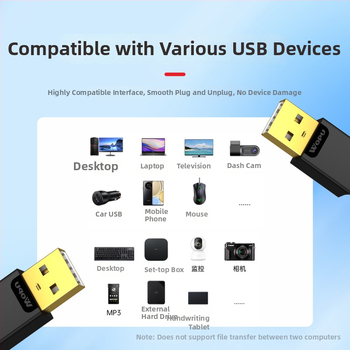 Voopu USB 2.0 M–M dátový kábel pre počítače, externé HDD a chladič notebooku – dĺžka 1,5 m, USB A–A, kovová opletená výstuha a hliníkové fólie, pozlátené konektory