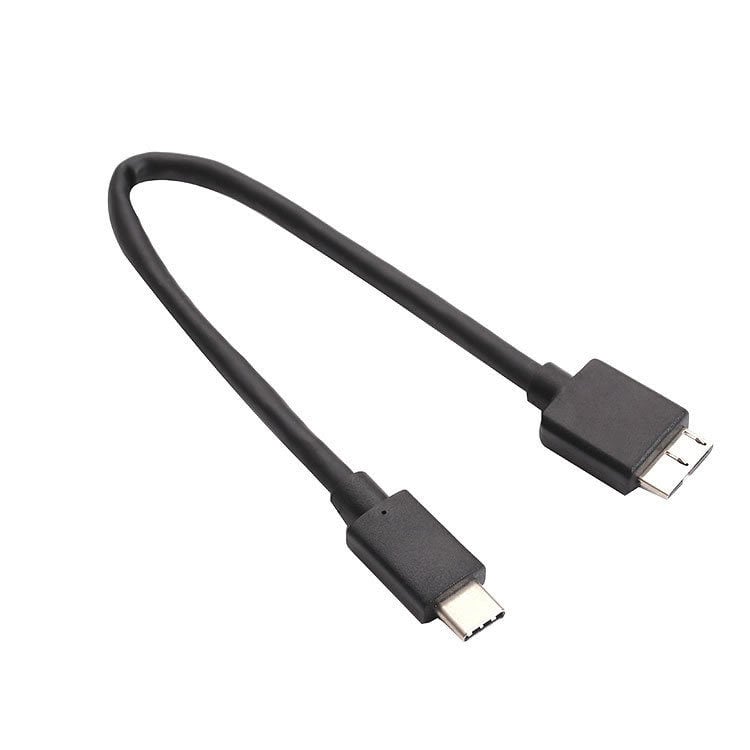 USB-C na Micro-B kabel za prijenos podataka za notebook, bakreni vodiči, injektirani konektori, USB 3.1