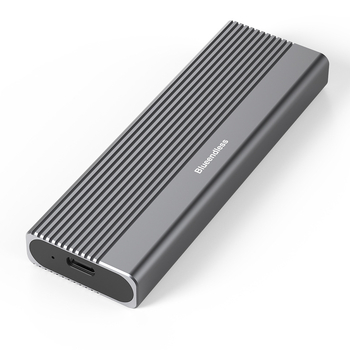 M.2 púzdro pre NVMe/SATA SSD s dvojitou prevádzkou, Type-C, hliníková zliatina, podporuje až 8TB, rýchlosti 10Gbps NVMe / 5Gbps SATA