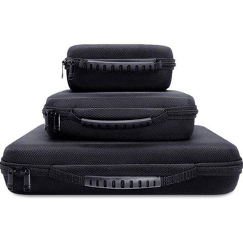 DIY digitaalse salvestuskarbi kohandatava sisemise organiseerimisega – sobib välisele kõvakettale, toiteallikale, hiirele ja kaamerale; mudel 8686, kood 4589, materjal: komposiitmaterjalid