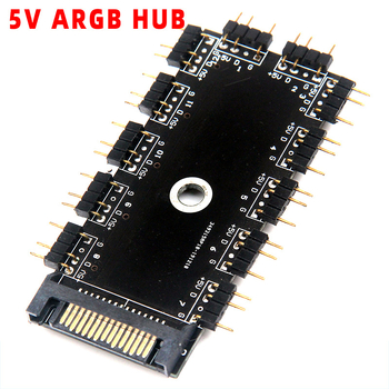 EZ Zeus EZ0726 RGB Hub με Aura, 5V 3-Pin RGB διεπαφή, SATA τροφοδοσία, 11 θύρες