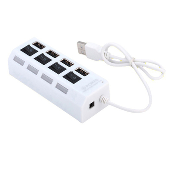 Hub USB cu 4 porturi, comutator 2.0, model JDL-A81, 480 Mbps, splitter 1 la 4
