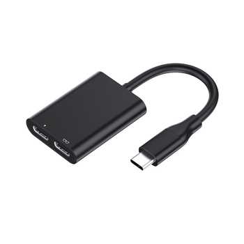 USB-C 2-v-1 dokovacia stanica pre AR okuliare, Switch, telefón a PC – 5Gbps, bez externého napájania