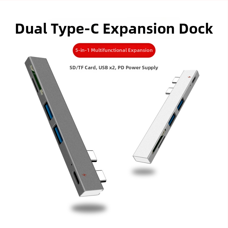 Dok MacBook Air Pro s čítačkou kariet, USB-C hub, PD nabíjanie, USB 2.0, bez externého napájania