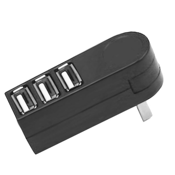 Okretni USB 2.0 hub, 3 porta, 480 Mbps, napajanje preko USB