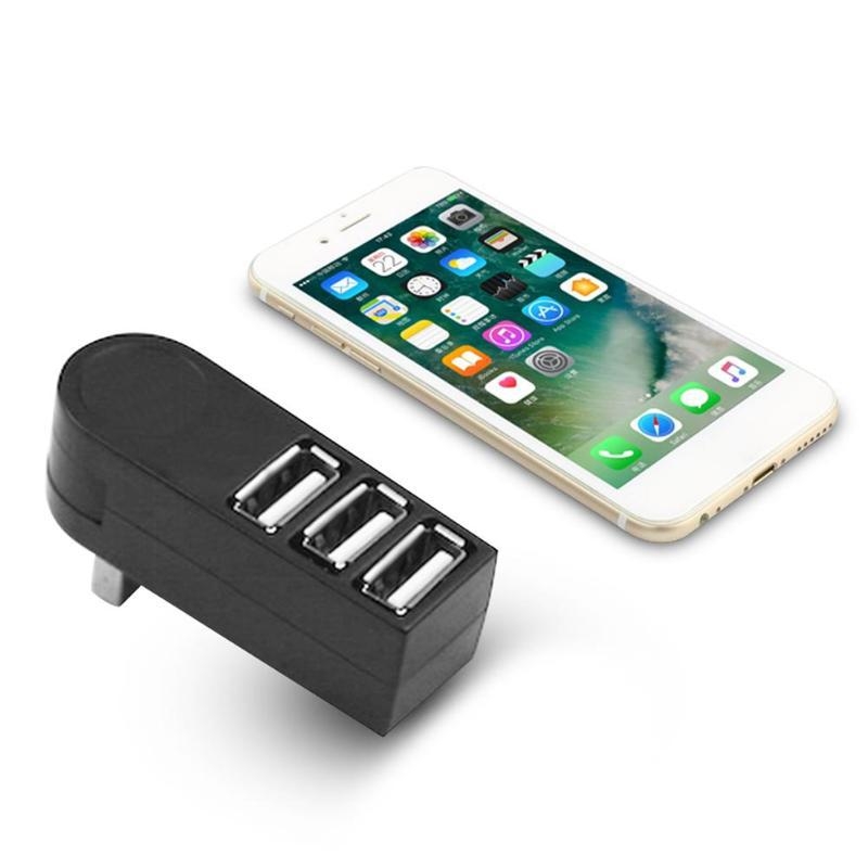 Okretni USB 2.0 hub, 3 porta, 480 Mbps, napajanje preko USB