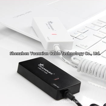 USB 2.0 4-портов Хъб, висока скорост 480 Mbps, без външно захранване, модел Xincai HUB