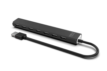 JB201 USB 2.0 7-portový vysokorýchlostný HUB, 48 Gbps, kábel dĺžky 30 cm