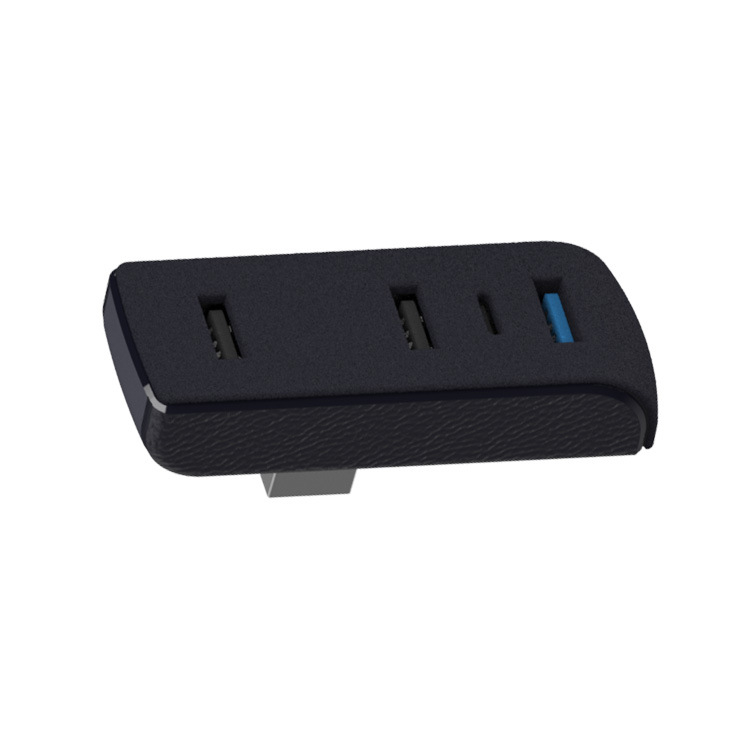 Jiayilian USB 3.0 USB hub za kutiju za rukavice Tesla Model 3/Y, docking stanica, proširenje 1–4 portova