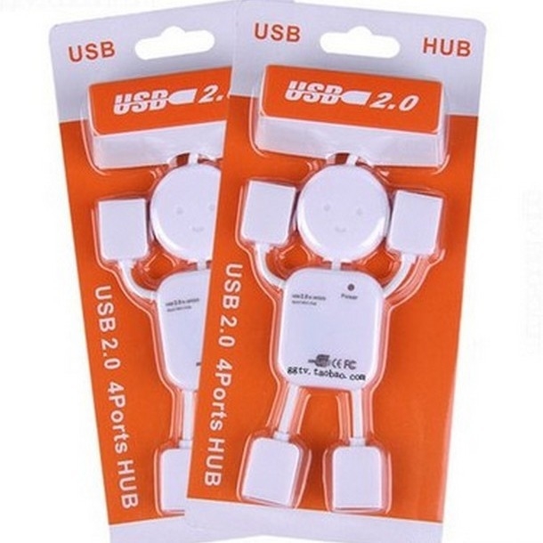 Humanoid HUB USB hub de extensie 1 la 4 porturi pentru accesorii de calculator
