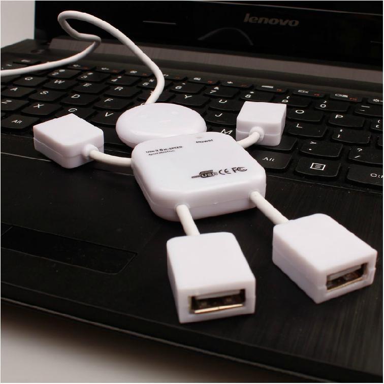 Humanoid HUB USB hub de extensie 1 la 4 porturi pentru accesorii de calculator