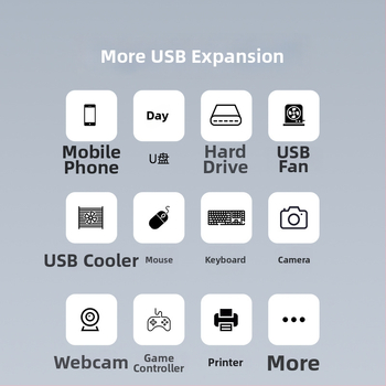 Fulian BRS-405 USB 3.0 hub s 4 porta, Type-C, visoko brzinski razdjelnik za računalo 1–4