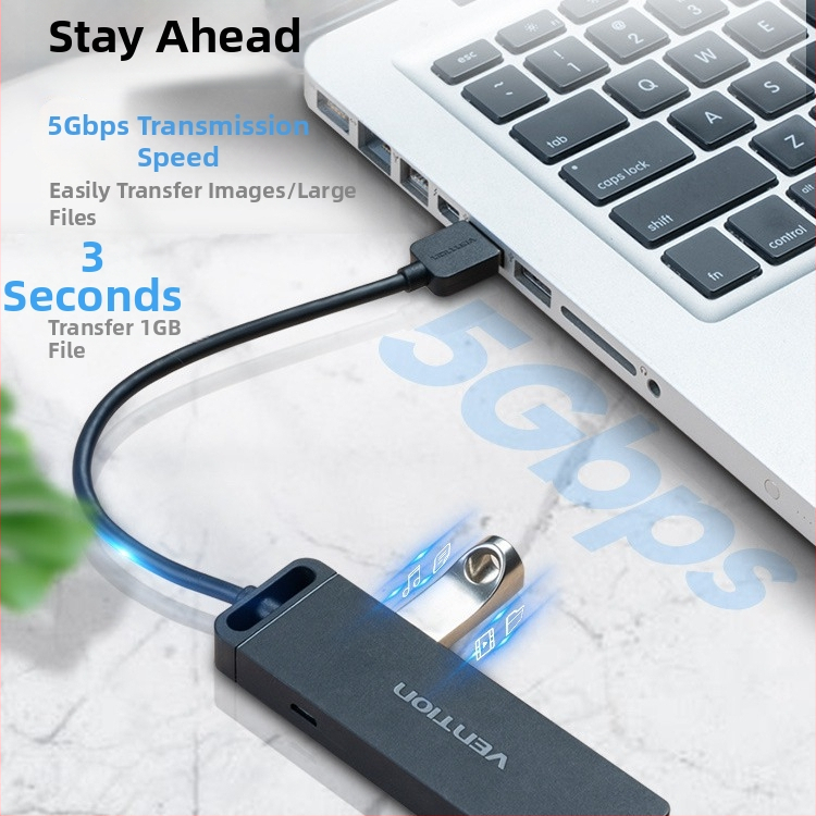 Weixun USB 3.0 HUB s externým napájaním, 1–4 porty, 5 Gbps, USB 3.0, dĺžka káblov 0.15/0.5/1 m