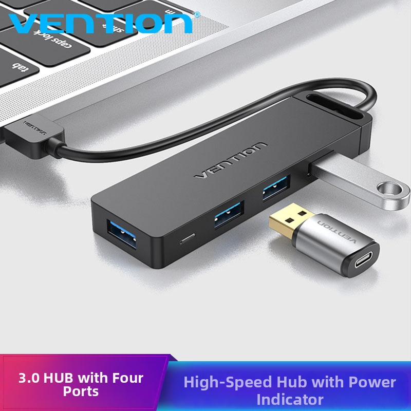 Weixun USB 3.0 HUB s externým napájaním, 1–4 porty, 5 Gbps, USB 3.0, dĺžka káblov 0.15/0.5/1 m