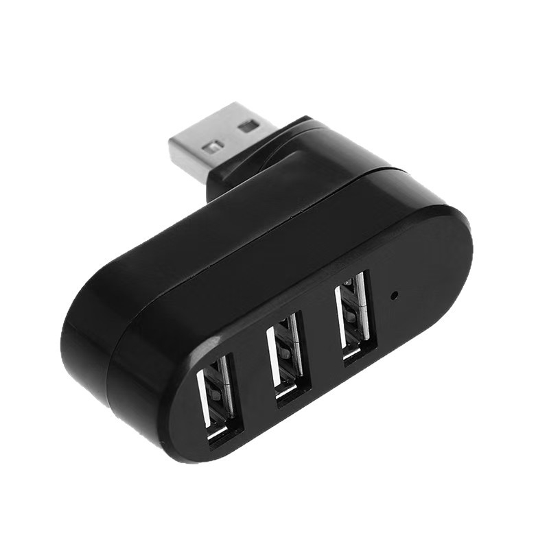 Okretni USB 2.0 hub s 3 porta za automobil, mini docking stanica