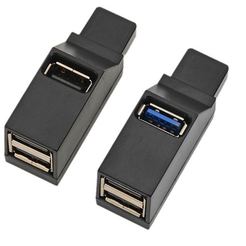 Prijenosni USB 3.0/2.0 hub s 3 priključcima, inteligentan USB razdjelnik visoke brzine
