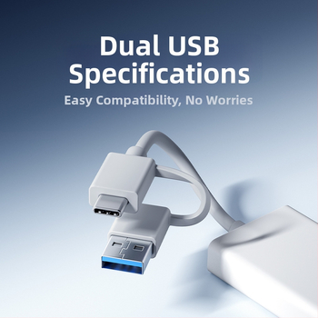 USB 3.0 4-portový rozdeľovač/adaptér pre prenos dát (kábel USB-A/Type-C približne 7,6 cm, bez externého napájania, USB 3.0 rozhranie, teoreticky až 5 Gbps, až 450 MB/s)