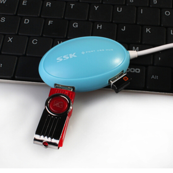 USB 2.0 četverostruki hub, kabel 0,5 m, bez vanjskog napajanja, model SHU017