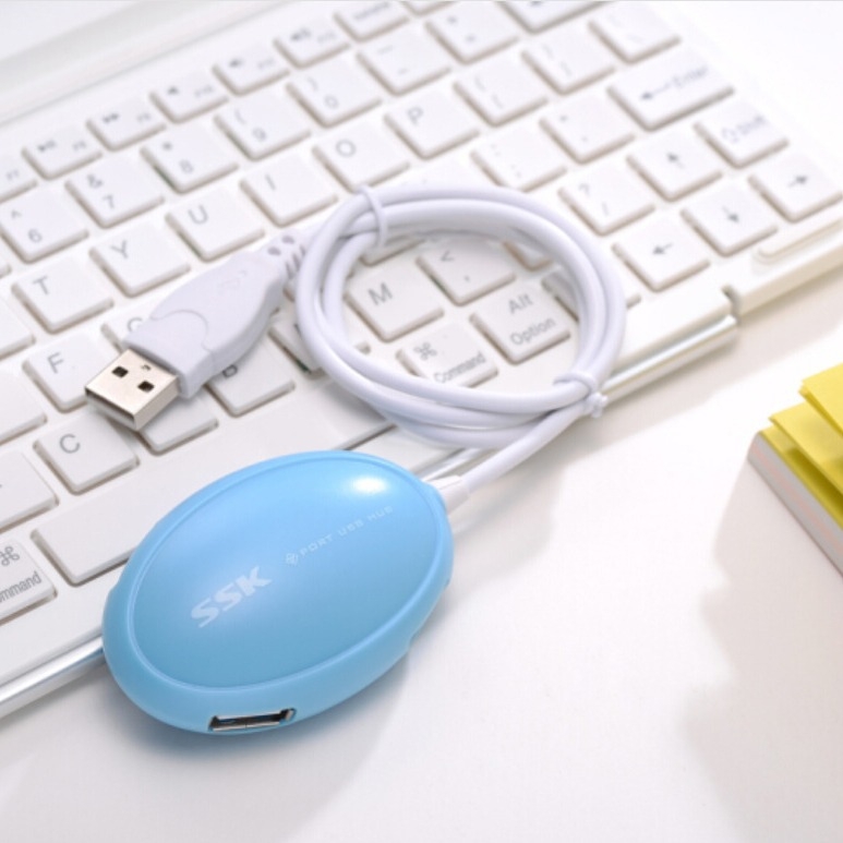 USB 2.0 četverostruki hub, kabel 0,5 m, bez vanjskog napajanja, model SHU017