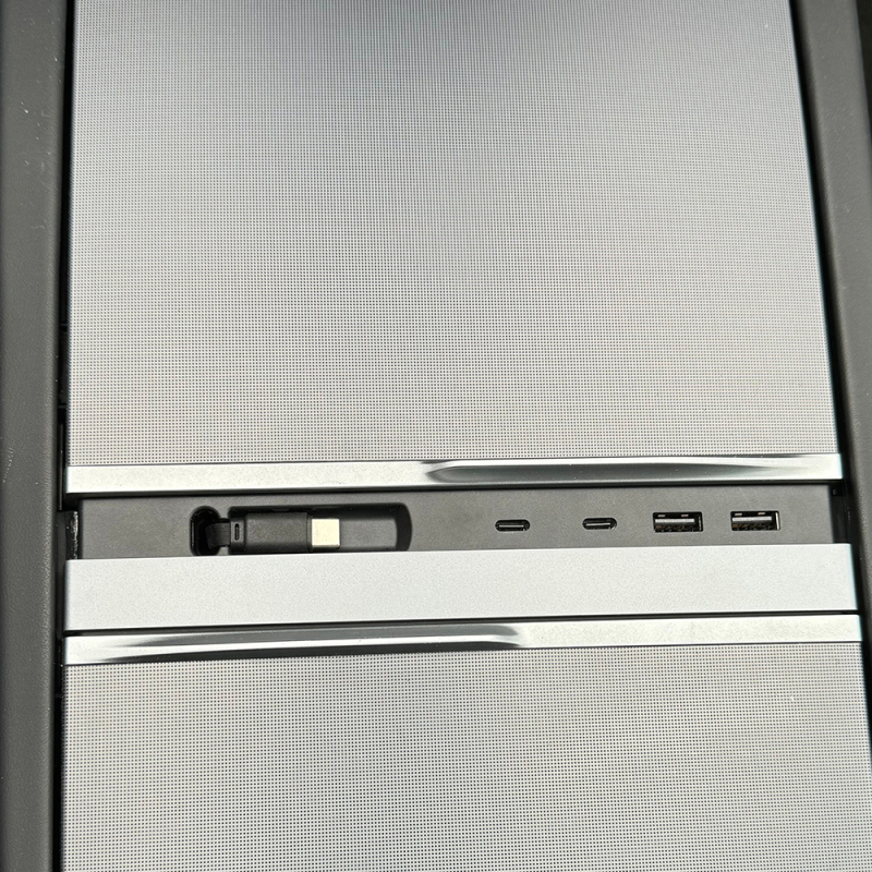 Hub pentru consola centrală auto Tesla Model 3/Y, PD 65W, Type-C, 1–4 porturi, alimentare externă, 145W max