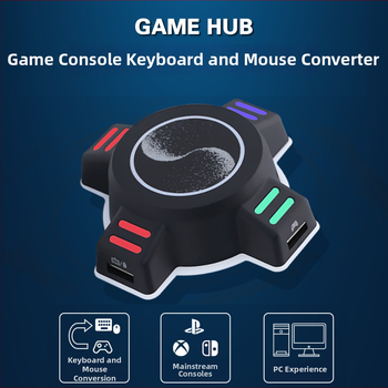 Konvertor tipkovnice i miša za konzole, USB docking stanica, PUBG set, kompatibilan PS4 i Xbox