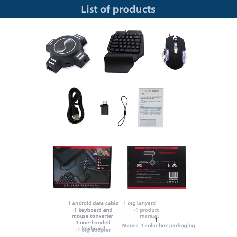 Adaptér klávesnice a myši pre hernú konzolu, USB 3.0, 4-portový hub, 1 m kábel, model kxd-X01