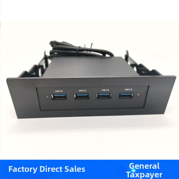 USB 3.0 četvero-portni hub s nosačem HDD-a, prednji panel stolnog računala – Model XDT-228+UH, 5Gbps