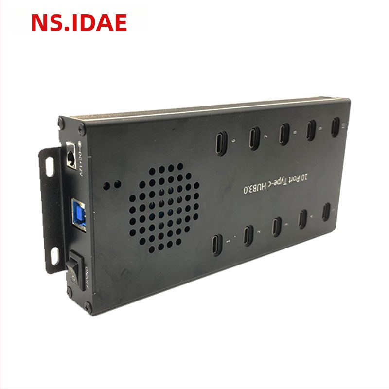 10-portový USB 3.0 hub s Type-C, napájaný, 5 Gbps, kábel 1,5 m