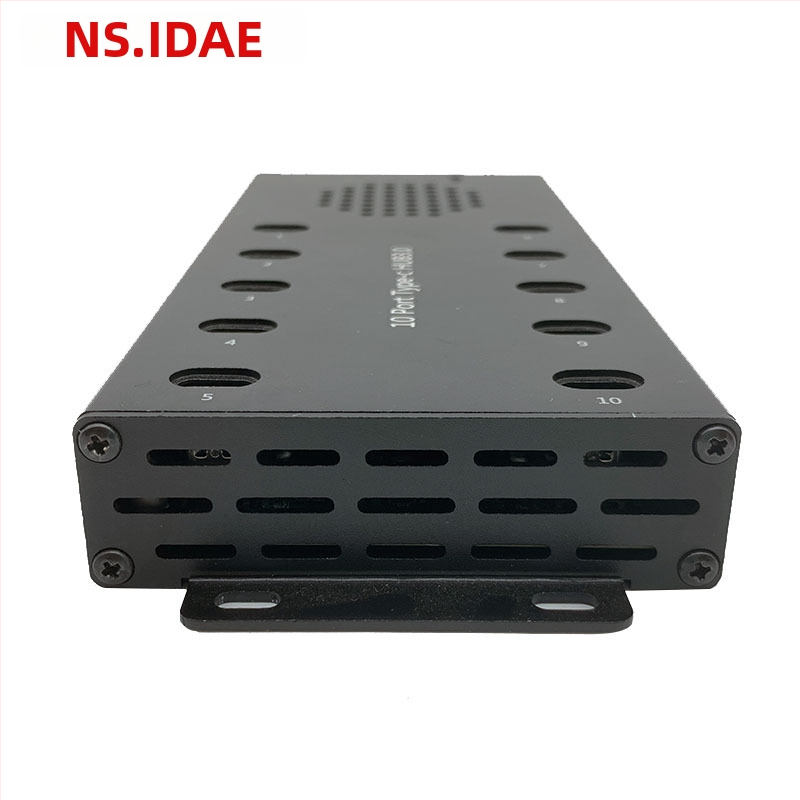10-portový USB 3.0 hub s Type-C, napájaný, 5 Gbps, kábel 1,5 m