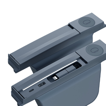 Stație de docking pentru Tesla Model 3/Y cu adaptor de încărcare wireless (T12), USB 3.0, cablu de 80 cm, alimentare externă, 4 porturi