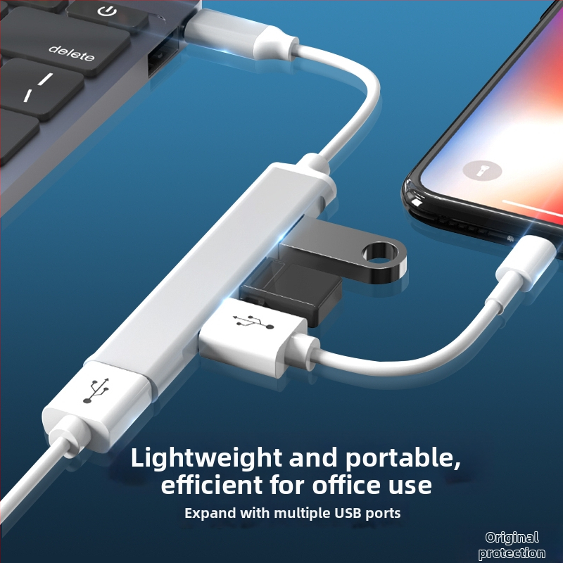 USB-C dokovacia stanica pre Huawei notebook — USB 3.0, 1–4 porty, externé napájanie, rozhranie USB-C, model 223