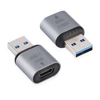 Saiteng USB 3.0 na USB-C 3.1 samičí adaptér, 10 Gbps prenos dát a nabíjanie