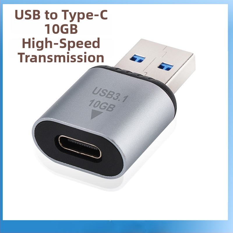 Saiteng USB 3.0 na USB-C 3.1 samičí adaptér, 10 Gbps prenos dát a nabíjanie