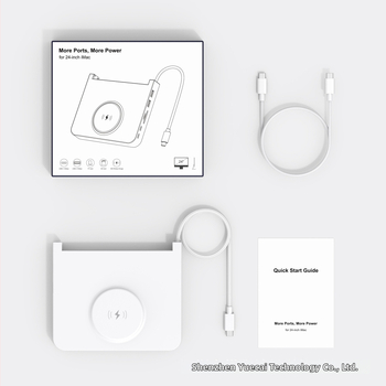 Type-C dokovacia stanica s 10Gbps vysokorýchlostným rozhraním a čítačkou kariet pre iMac M1/M3/M4 All-in-One