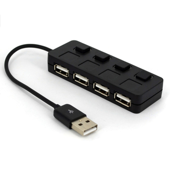 Golandes 03 USB 2.0 4-portos USB hub, 480 Mbps, USB-ről táplált, kompatibilis billentyűzettel, egérrel és USB meghajtóval
