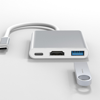 Doking stanica D01: Type-C na HDMI 3-u-1 konverter, 3-portni hub, bez vanjskog napajanja