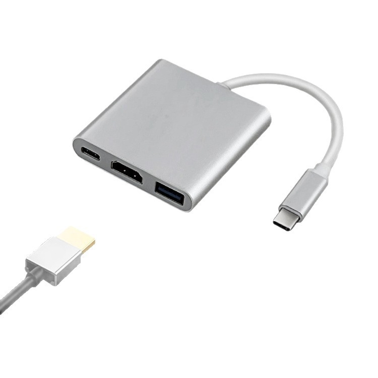 Doking stanica D01: Type-C na HDMI 3-u-1 konverter, 3-portni hub, bez vanjskog napajanja