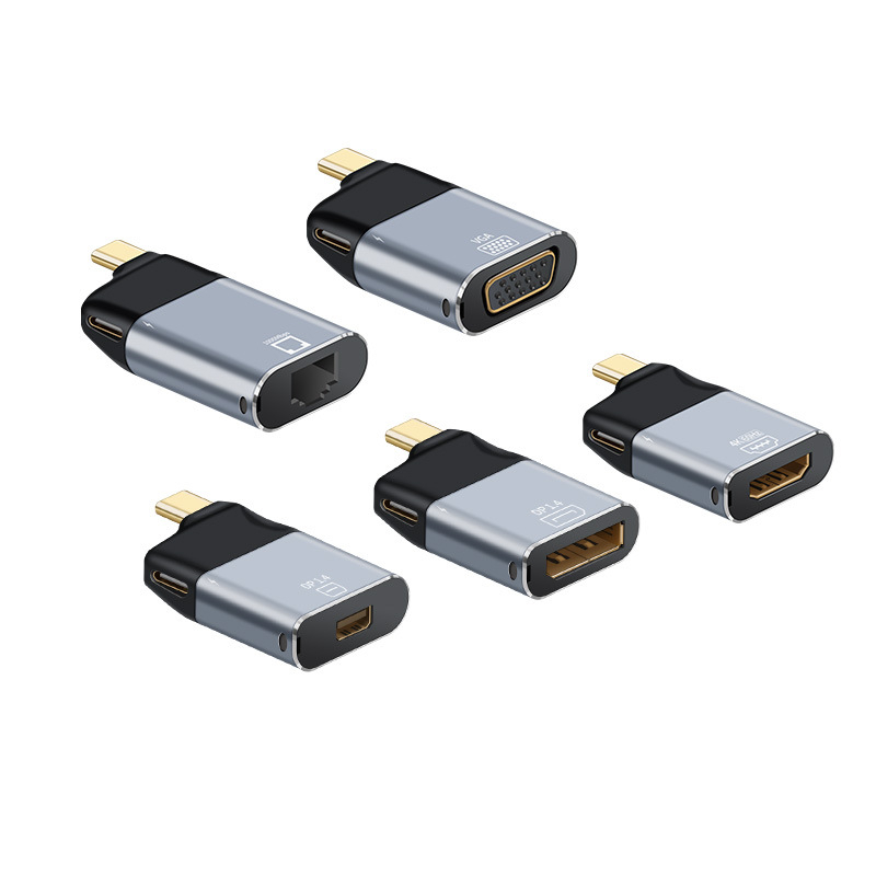 Type-C ženski adapter za HDTV/računalni monitor, 4K@60Hz DP1.4, HD konverzija